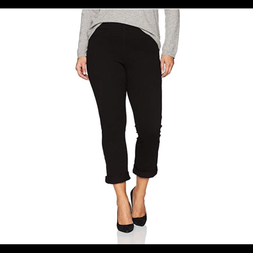Lysse Plus Size Boyfriend Black Denim
